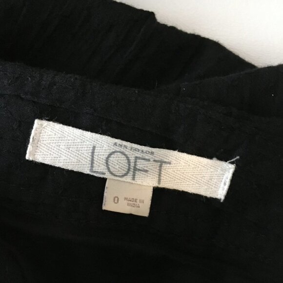 Ann Taylor LOFT Black Skirt Size 0 - Picture 5 of 7